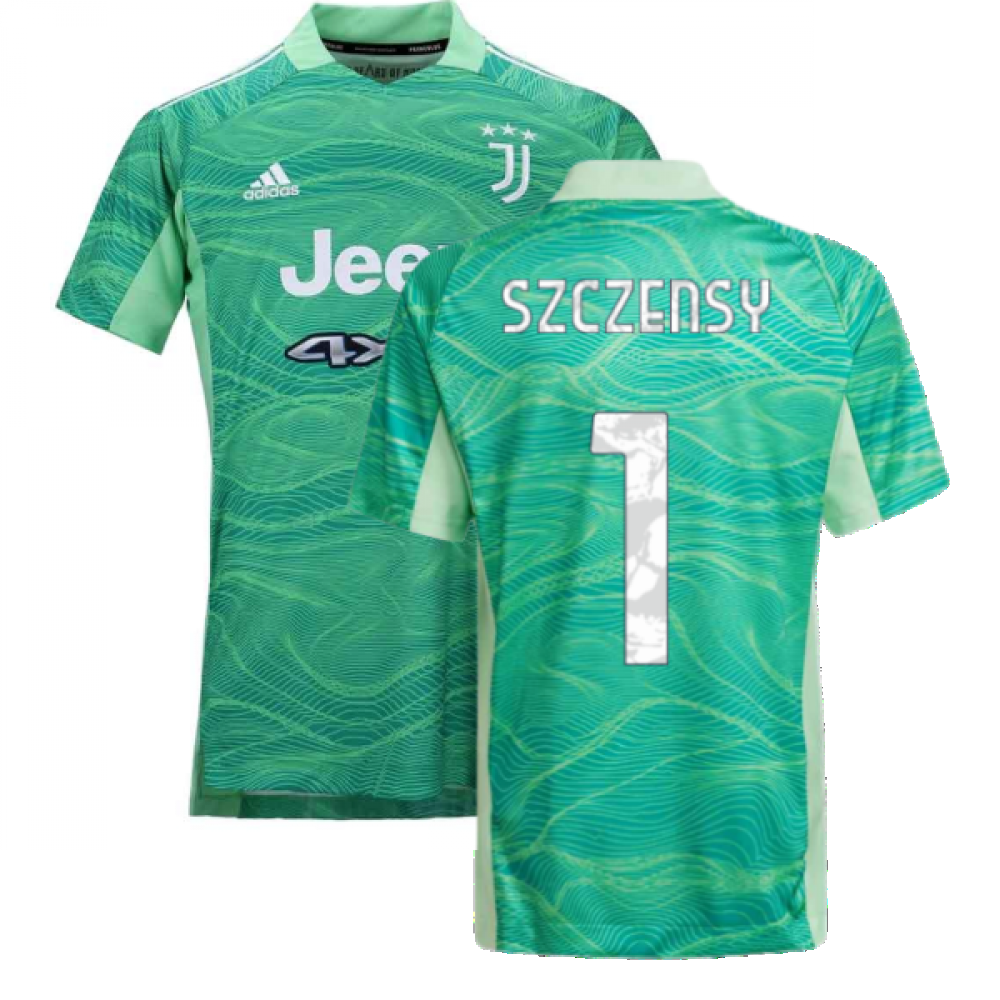 2021-2022 Juventus Home Goalkeeper Shirt (Lime) (SZCZENSY 1)