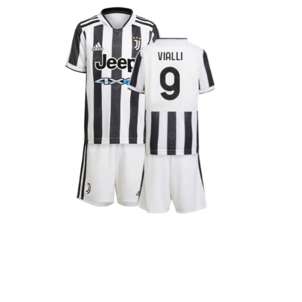 2021-2022 Juventus Home Mini Kit (VIALLI 9)