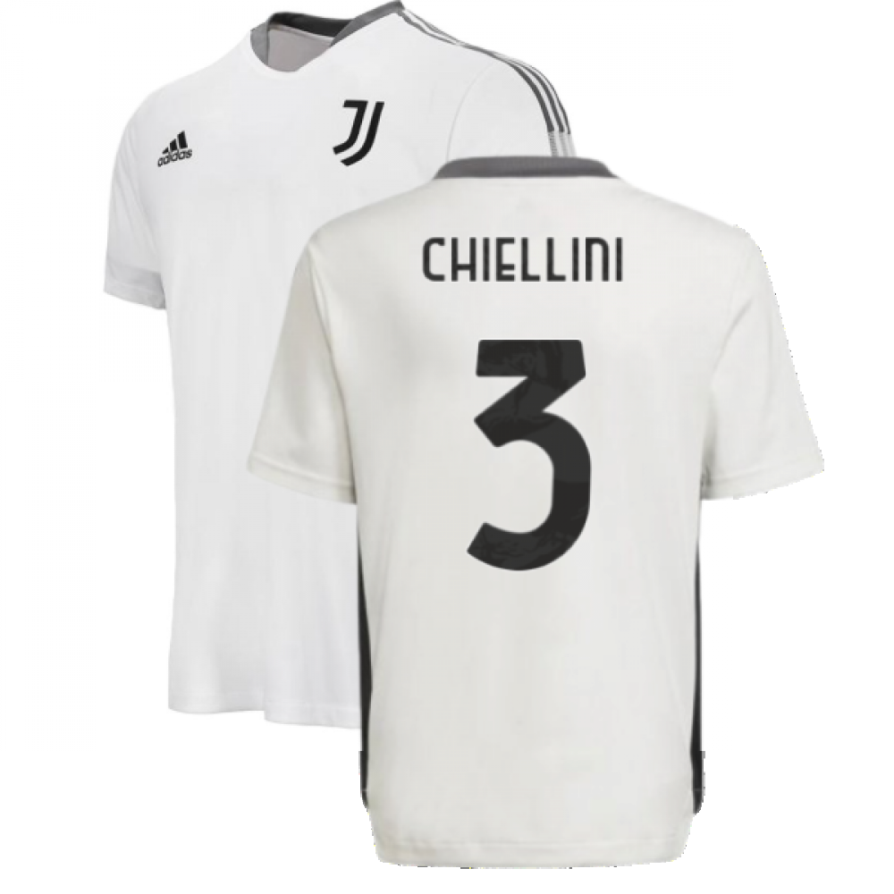 2021-2022 Juventus Training Shirt (White) - Kids (CHIELLINI 3)