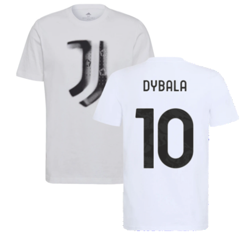 2021-2022 Juventus Training T-Shirt (White) (DYBALA 10)