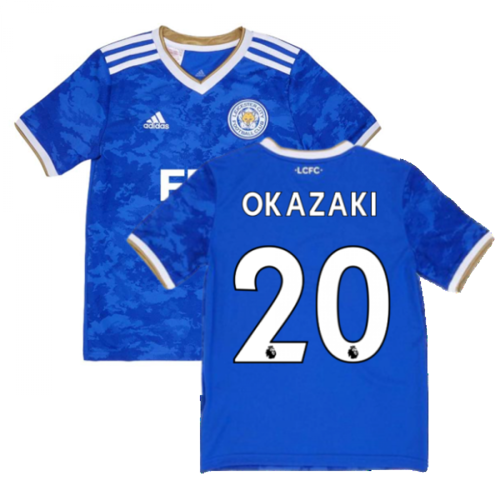 2021-2022 Leicester City Home Shirt (Kids) (OKAZAKI 20)