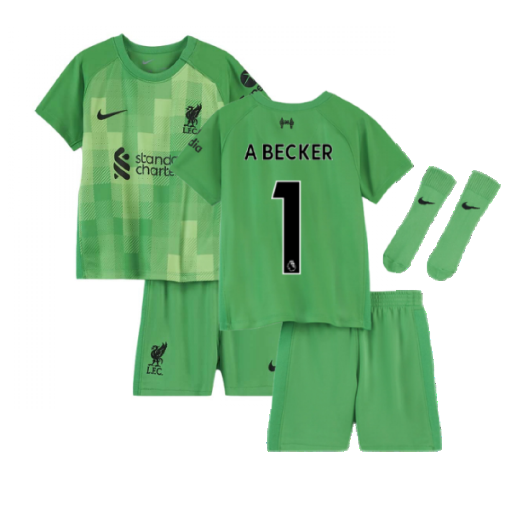 2021-2022 Liverpool Goalkeeper Baby Kit (Green) (A Becker 1)