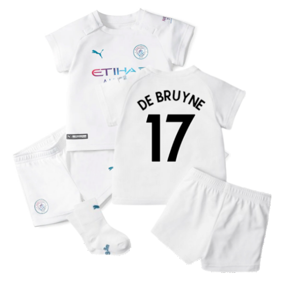 2021-2022 Man City Away Baby Kit (DE BRUYNE 17)