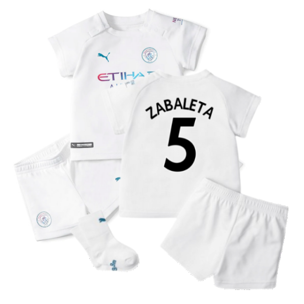 2021-2022 Man City Away Baby Kit (ZABALETA 5)