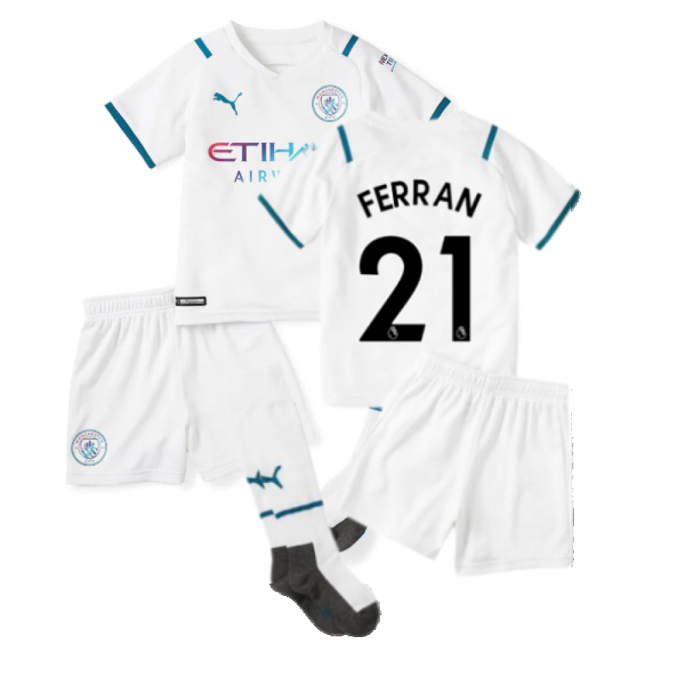 2021-2022 Man City Away Mini Kit (FERRAN 21)