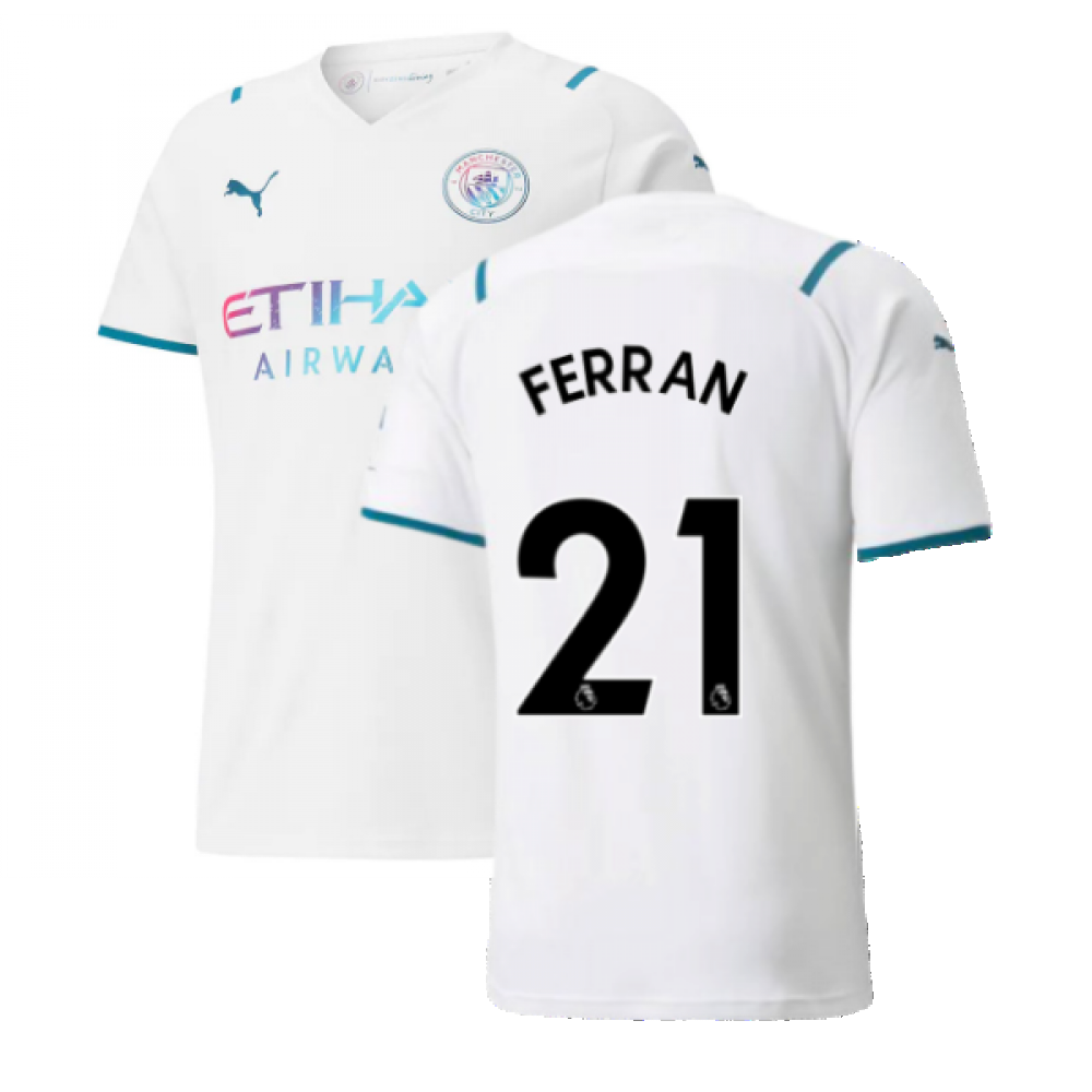 2021-2022 Man City Away Shirt (FERRAN 21)