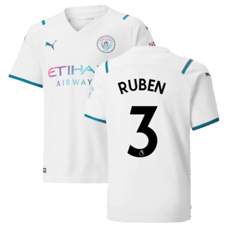 2021-2022 Man City Away Shirt (Kids) (RUBEN 3)