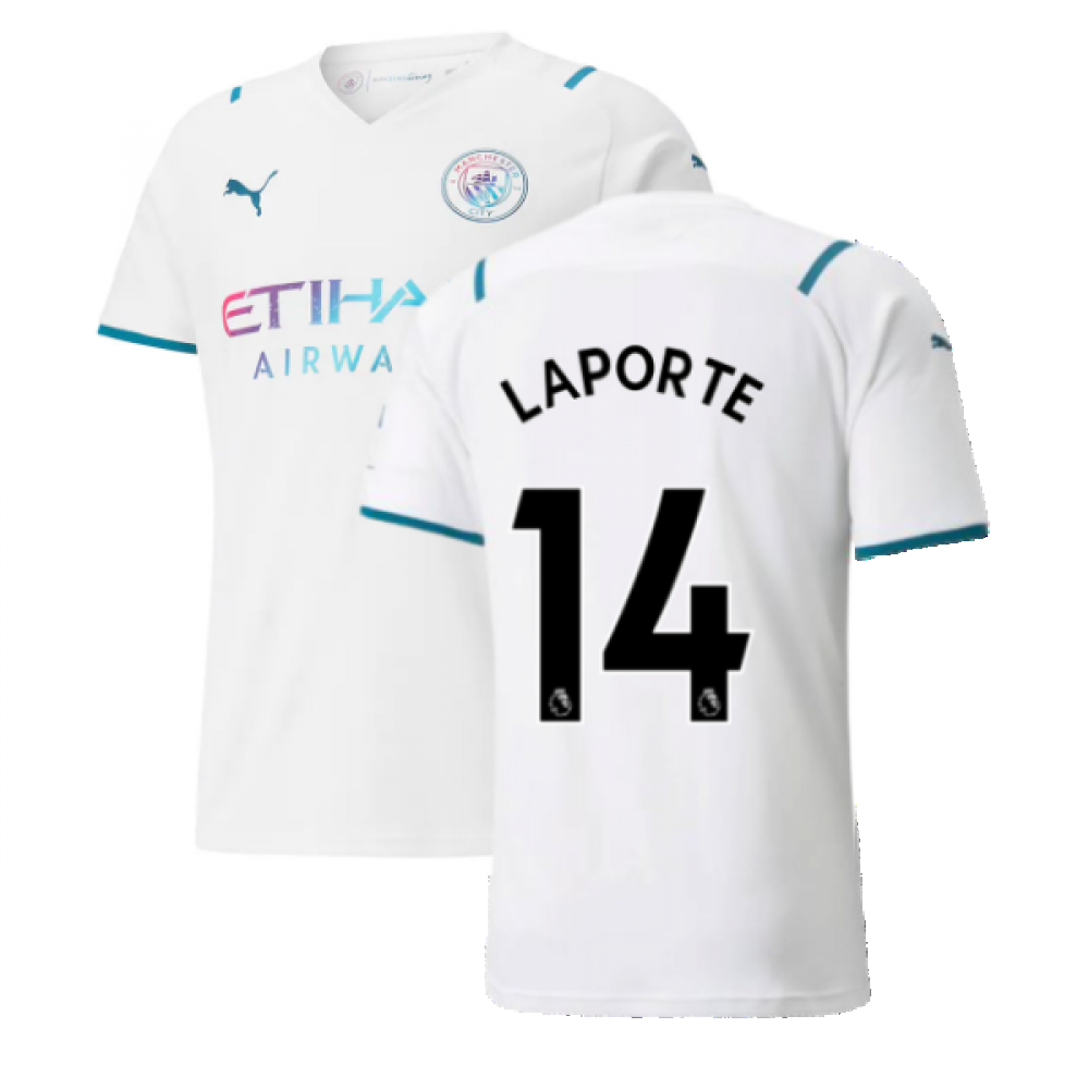 2021-2022 Man City Away Shirt (LAPORTE 14)