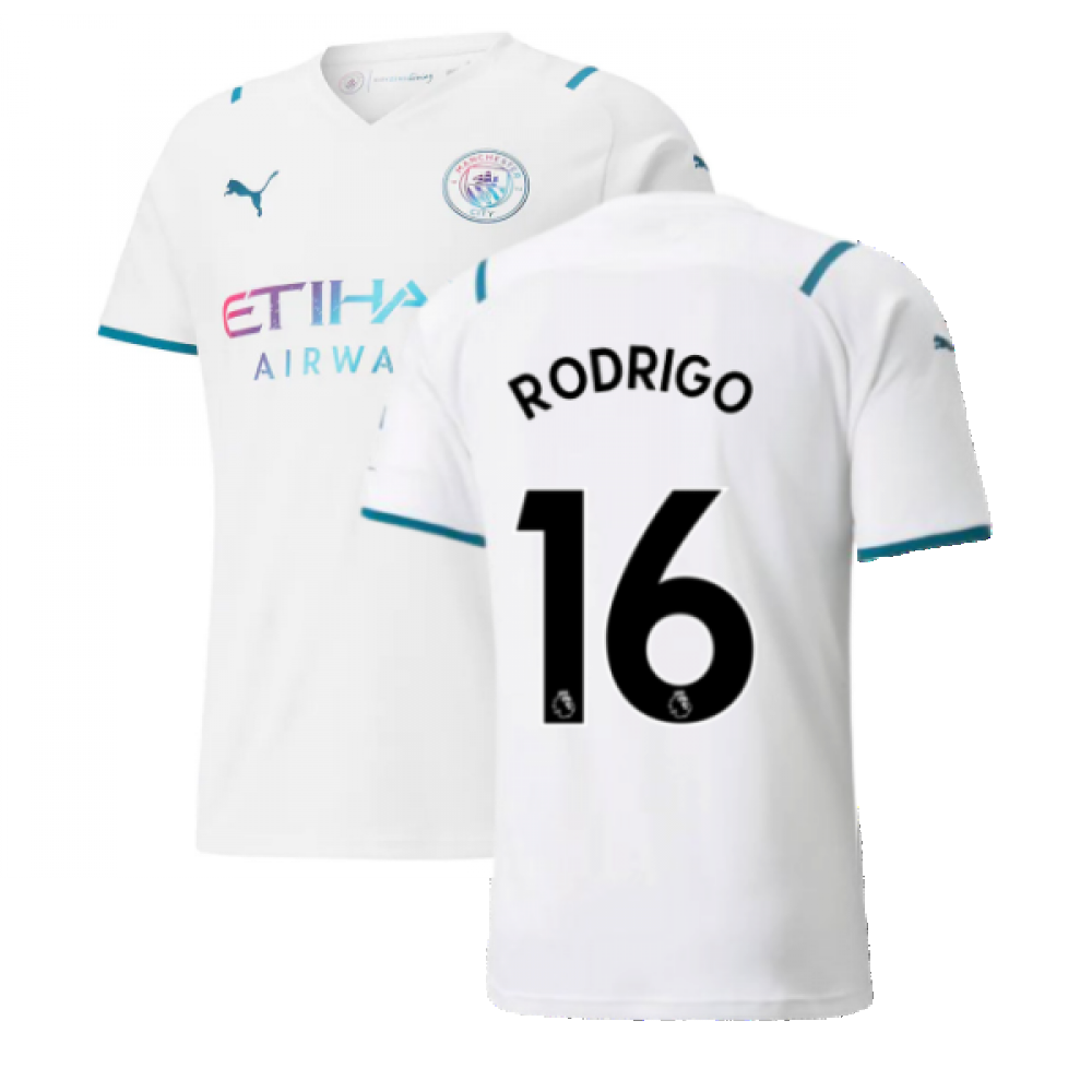 2021-2022 Man City Away Shirt (RODRIGO 16)