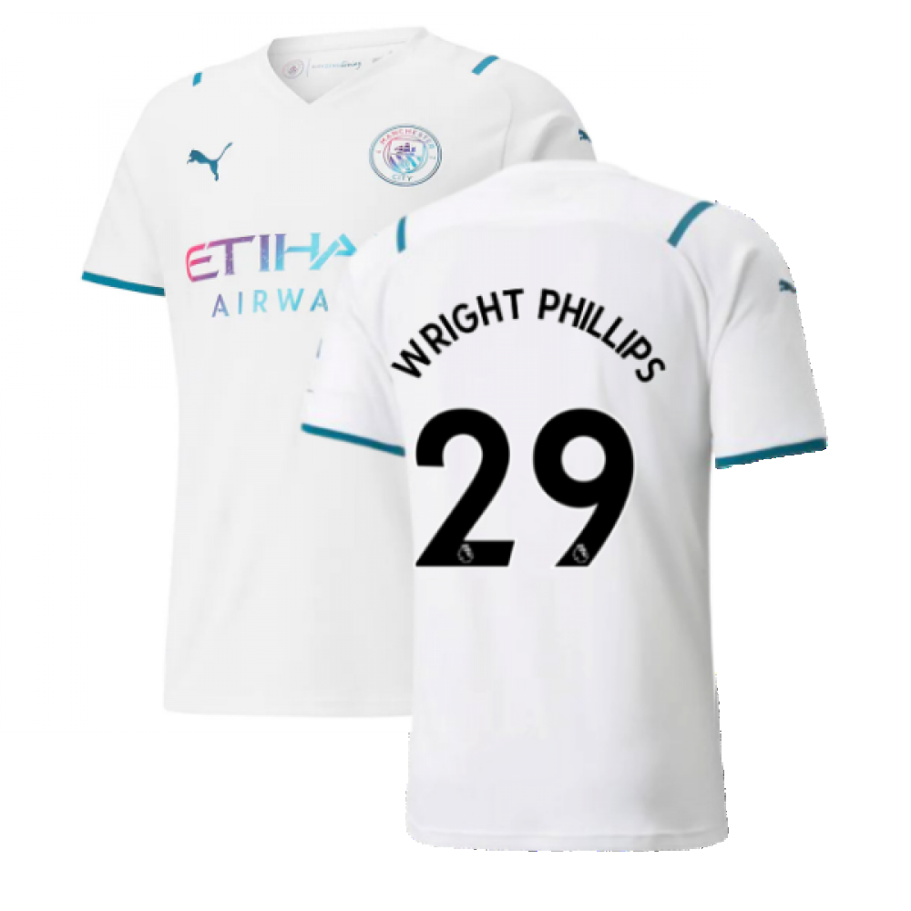 2021-2022 Man City Away Shirt (WRIGHT PHILLIPS 29)