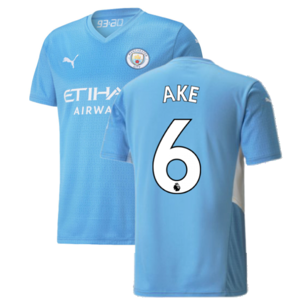 2021-2022 Man City Home Shirt (AKE 6)