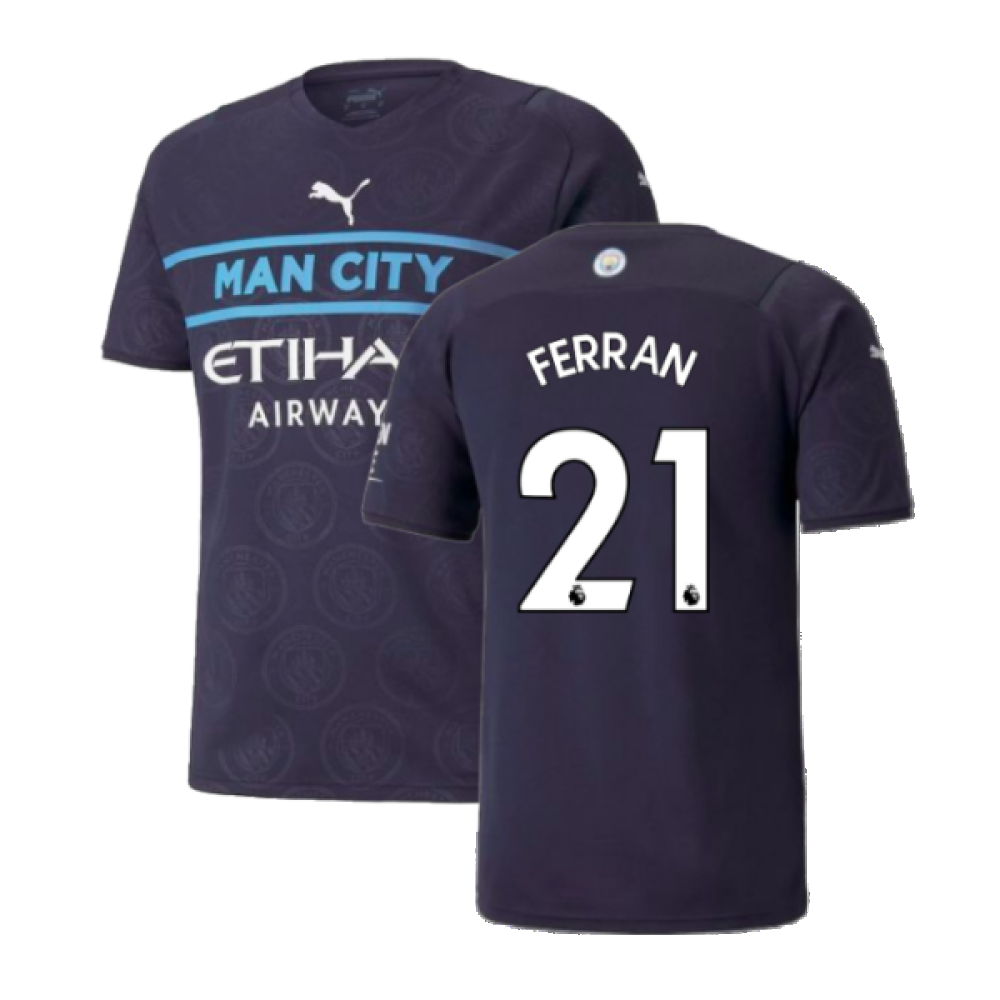 2021-2022 Man City Third Player Issue Shirt (FERRAN 21)