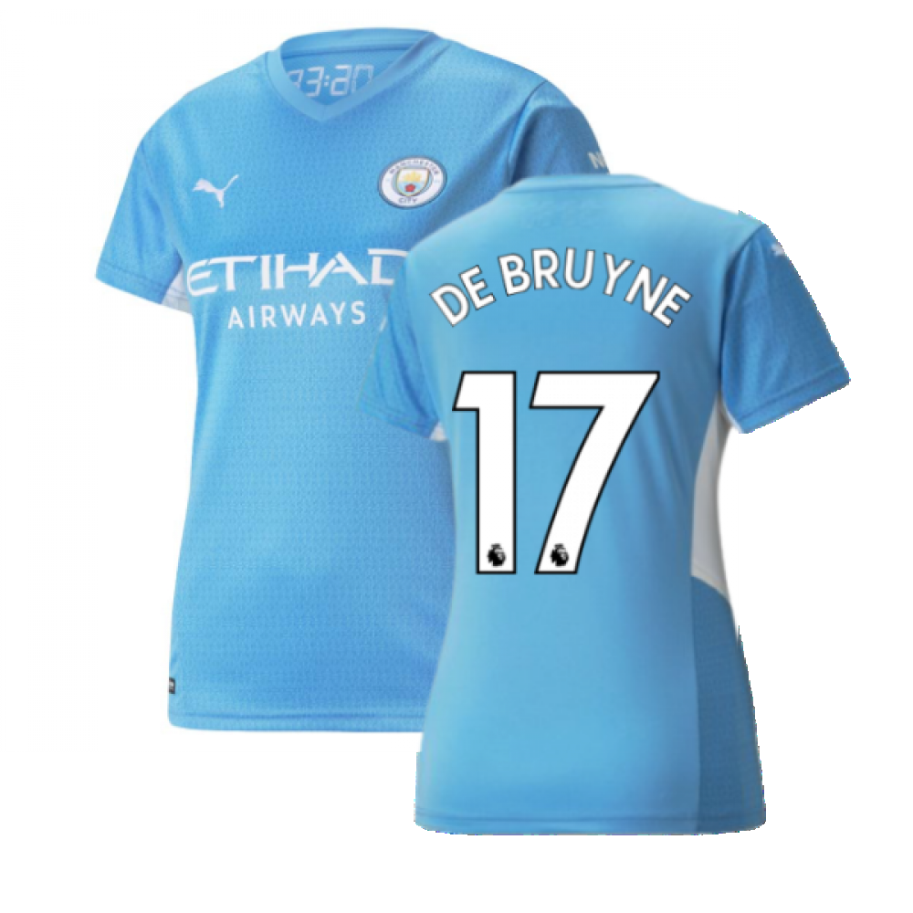 2021-2022 Man City Womens Home Shirt (DE BRUYNE 17)