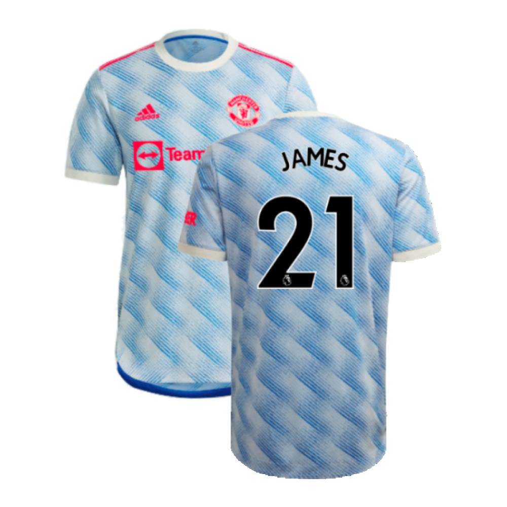 2021-2022 Man Utd Authentic Away Shirt (JAMES 21)