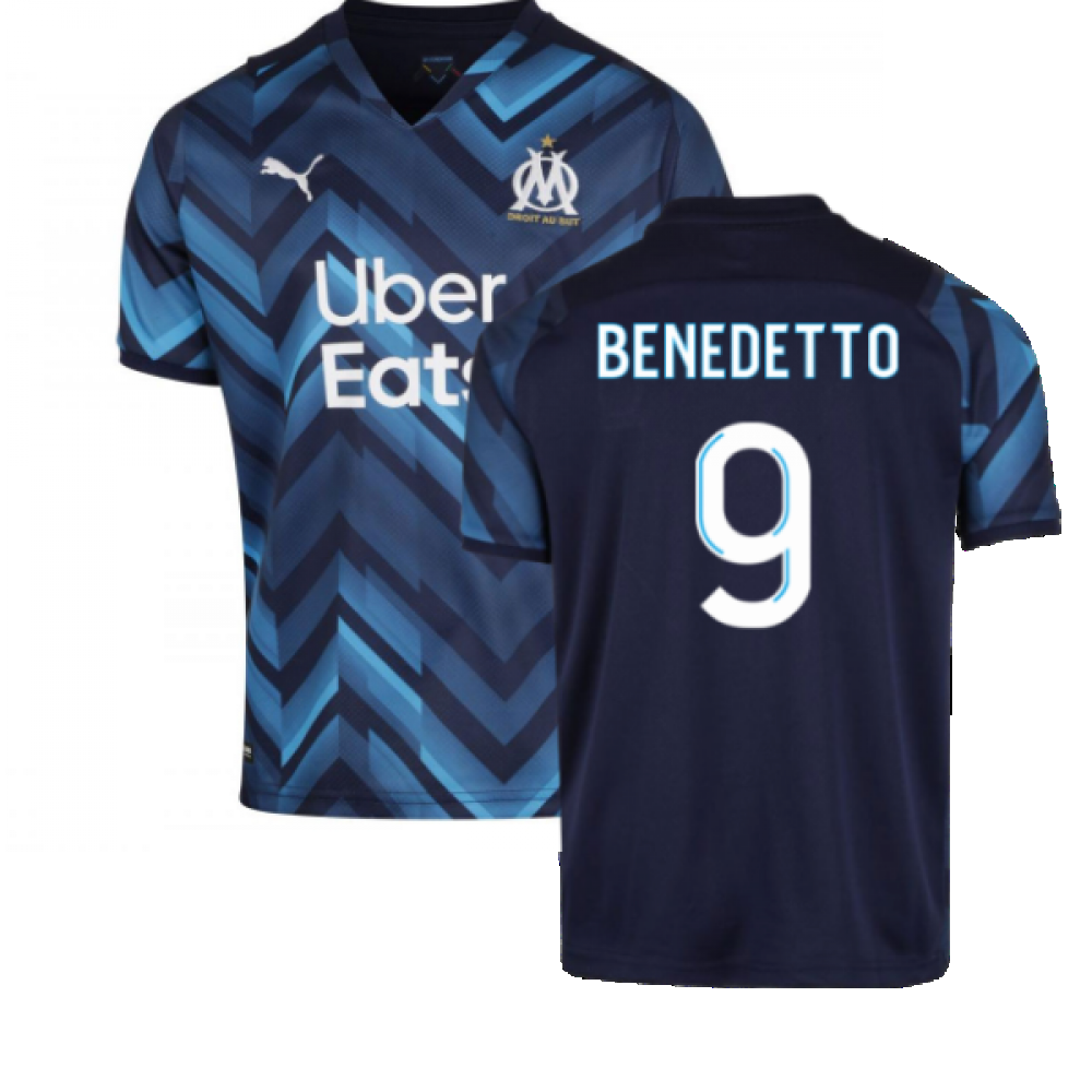 2021-2022 Marseille Away Shirt (Kids) (BENEDETTO 9)