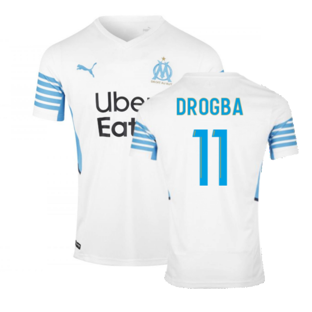 2021-2022 Marseille Home Shirt (DROGBA 11)