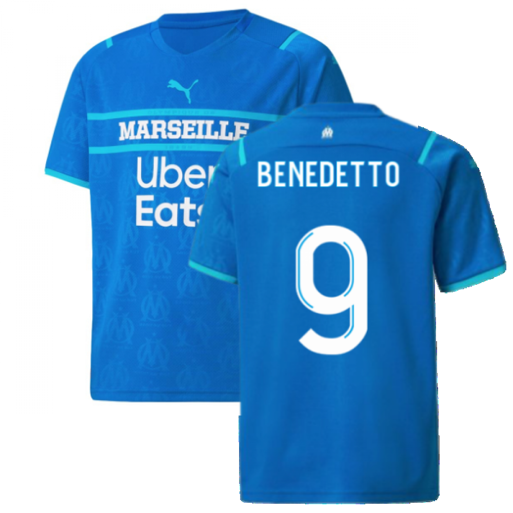 2021-2022 Marseille Third Shirt (Kids) (BENEDETTO 9)