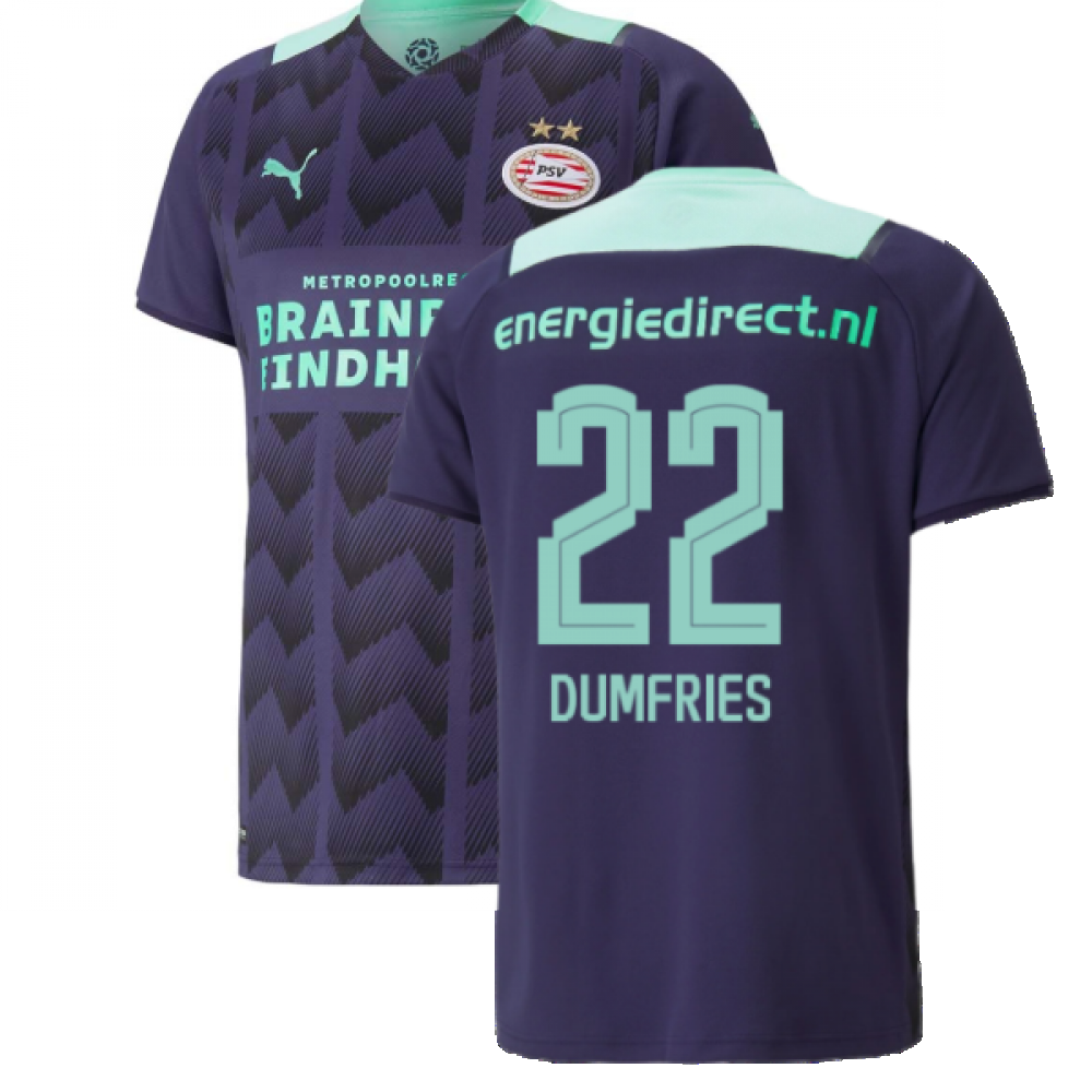 2021-2022 PSV Eindhoven Away Shirt (DUMFRIES 22)