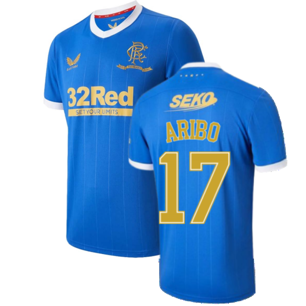 2021-2022 Rangers Home Shirt (ARIBO 17)