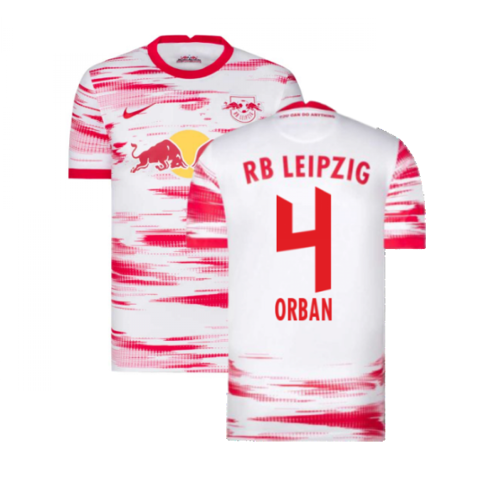 2021-2022 Red Bull Leipzig Home Shirt (White) (ORBAN 4)