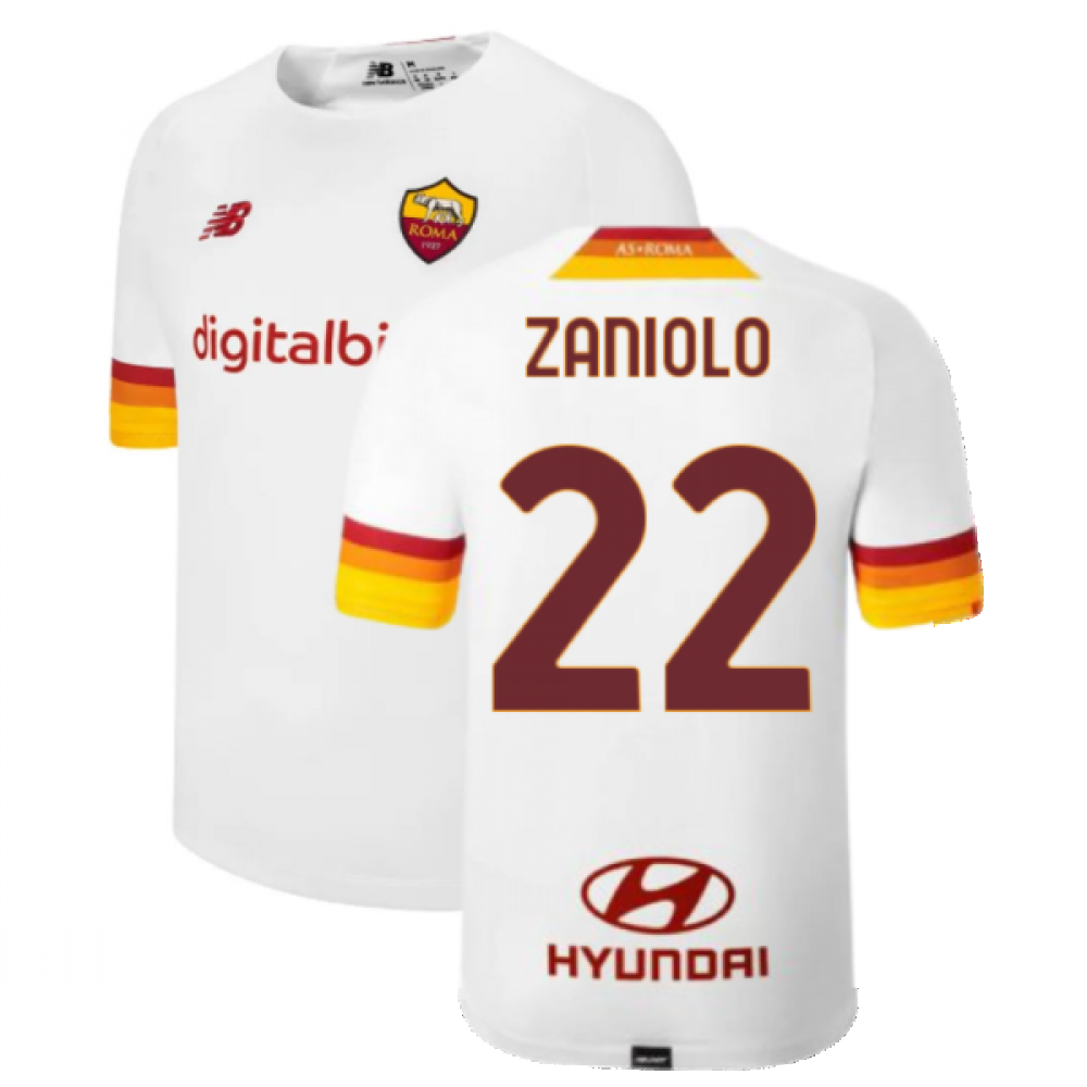 2021-2022 Roma Away Shirt (Kids) (ZANIOLO 22)