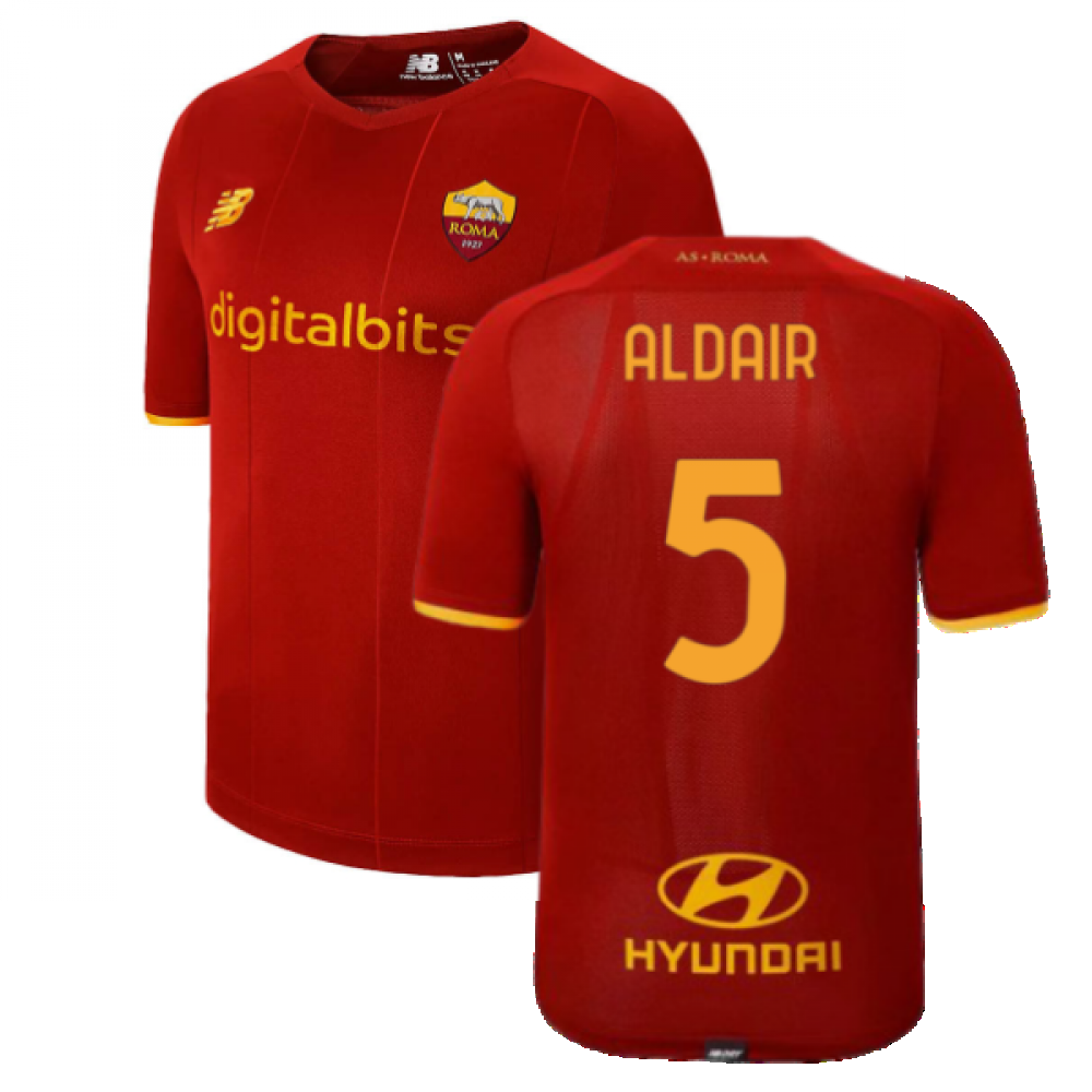 2021-2022 Roma Home Shirt (Kids) (ALDAIR 5)