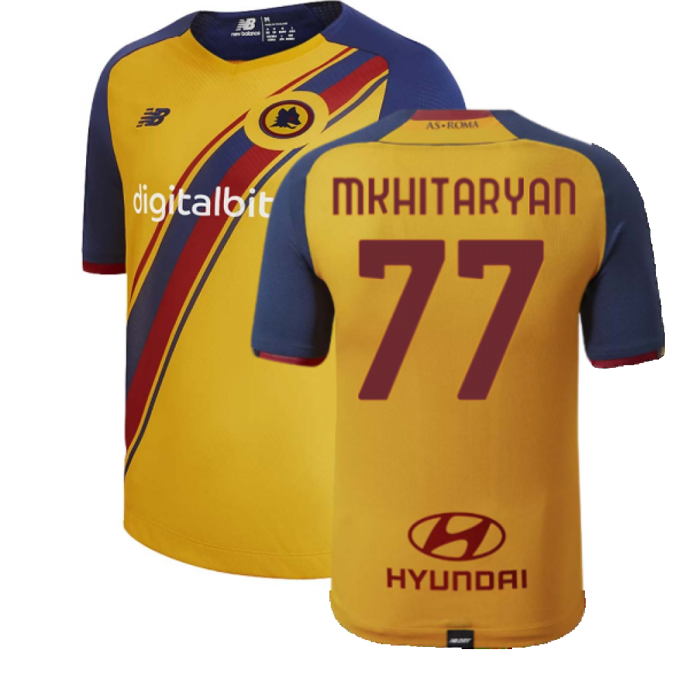 2021-2022 Roma Third Shirt (MKHITARYAN 77)