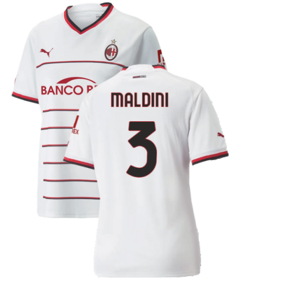 2022-2023 AC Milan Away Shirt - Ladies (MALDINI 3)