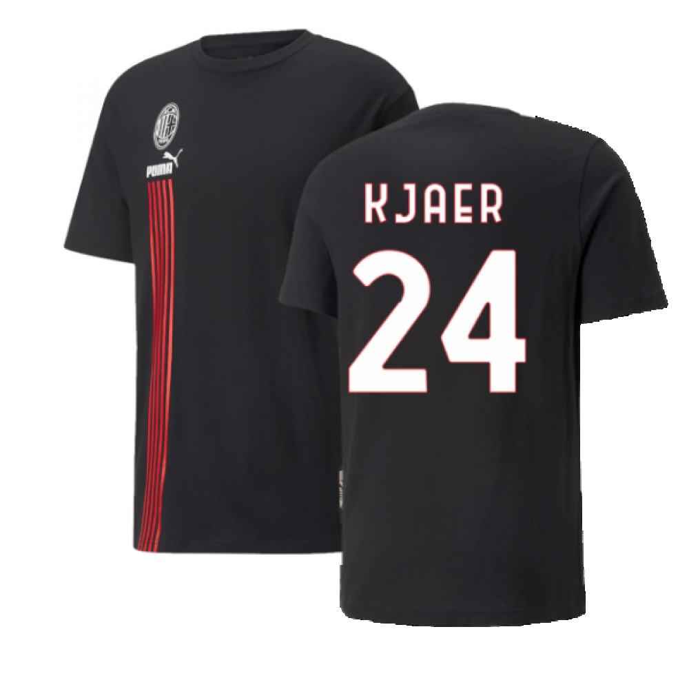 2022-2023 AC Milan FtblCulture Tee (Black) (KJAER 24)