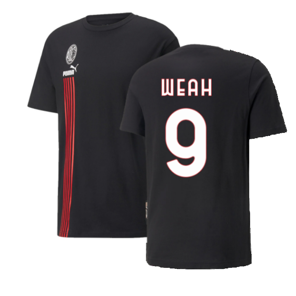 2022-2023 AC Milan FtblCulture Tee (Black) (WEAH 9)