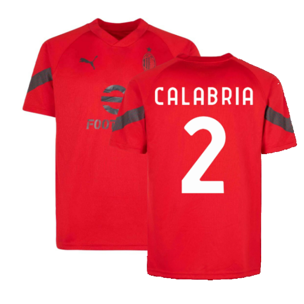 2022-2023 AC Milan Training Jersey (Red) (CALABRIA 2)