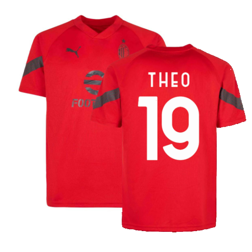 2022-2023 AC Milan Training Jersey (Red) (THEO 19)