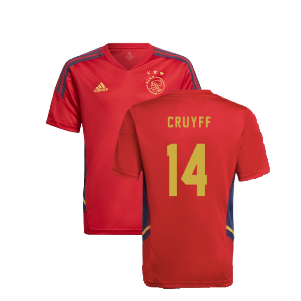 2022-2023 Ajax Training Jersey (Red) - Kids (CRUYFF 14)