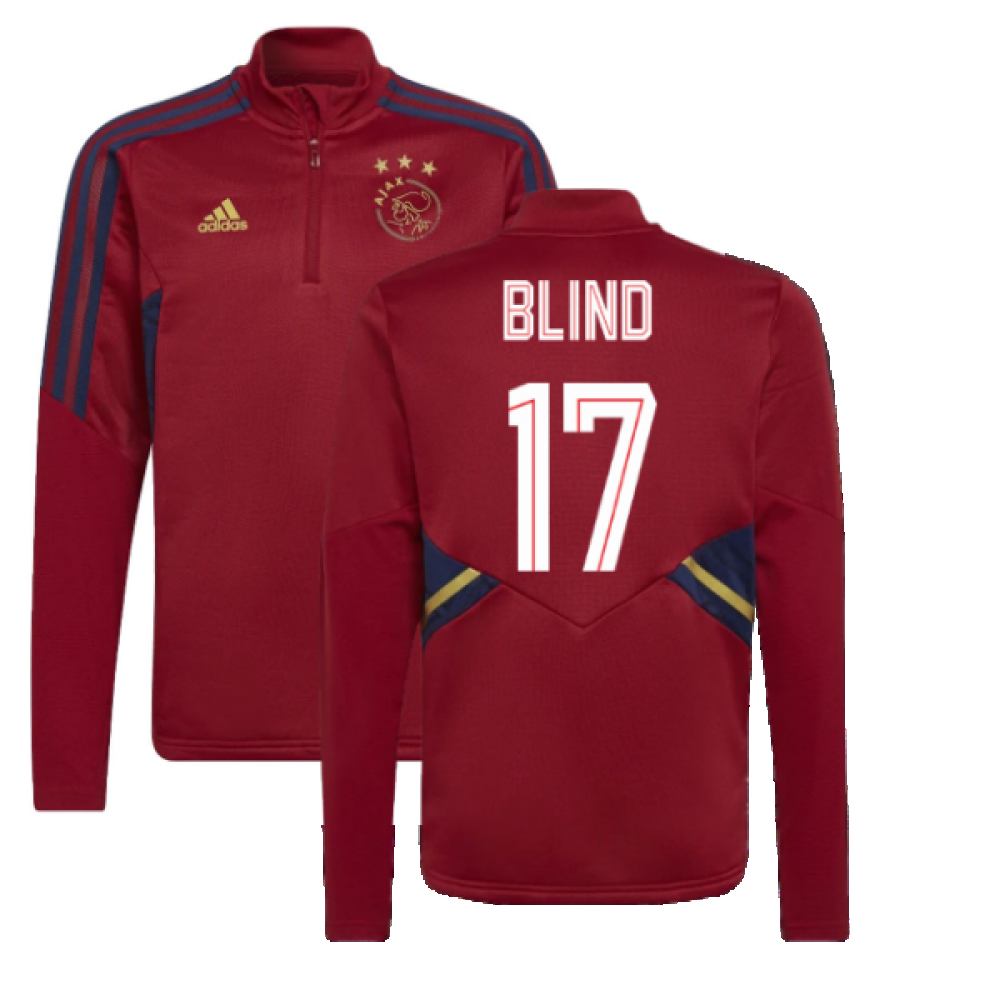 2022-2023 Ajax Training Top (Red) - Kids (BLIND 17)