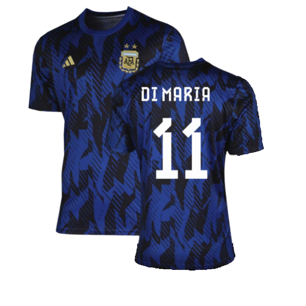 2022-2023 Argentina Pre-Match Shirt (Blue) (DI MARIA 11)