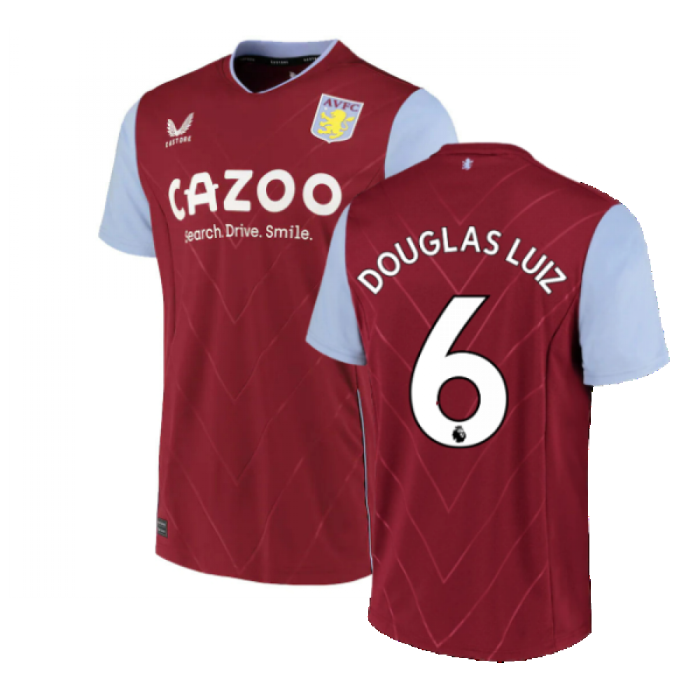 2022-2023 Aston Villa Home Shirt (DOUGLAS LUIZ 6)