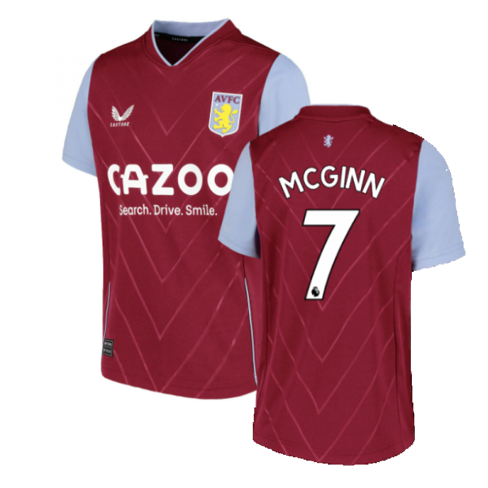 2022-2023 Aston Villa Home Shirt (Kids) (McGINN 7)