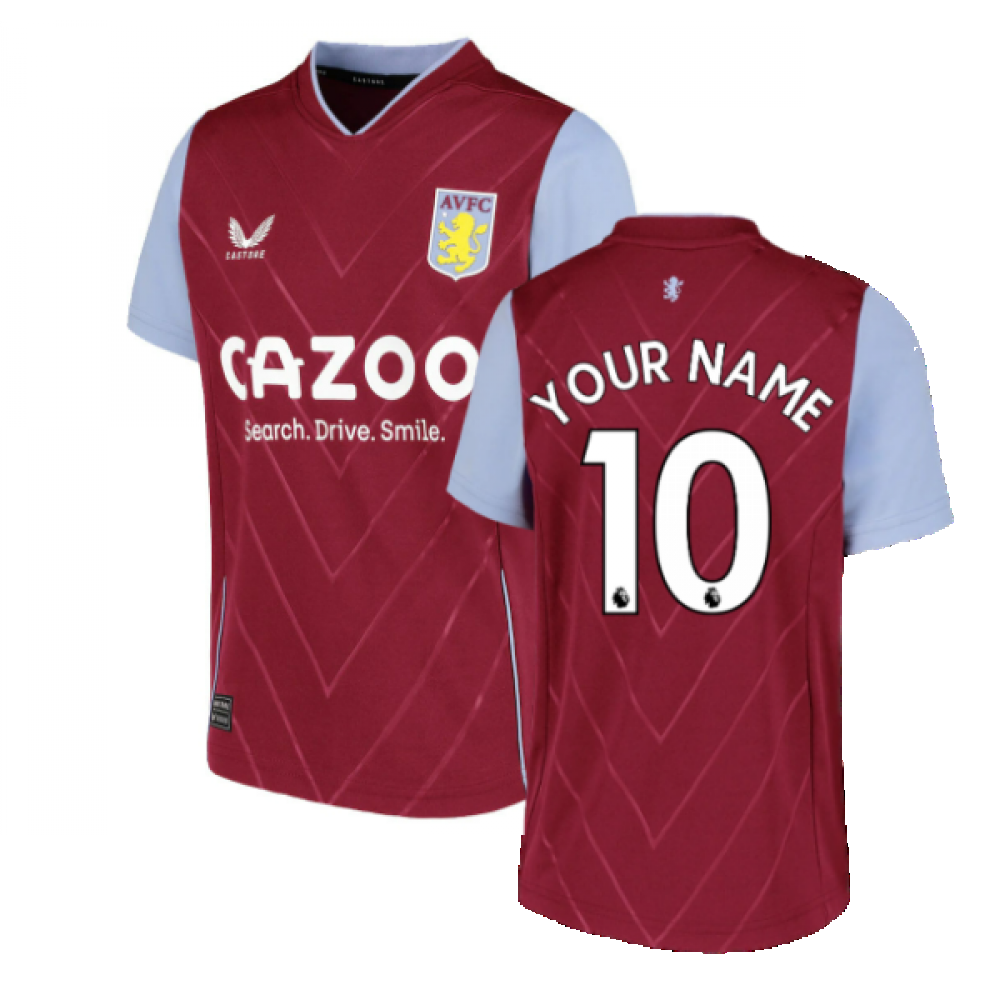 2022-2023 Aston Villa Home Shirt (Kids) (Your Name)