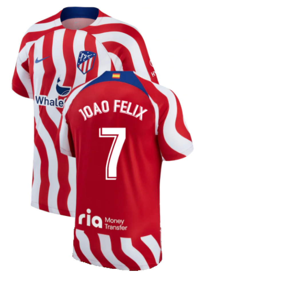 2022-2023 Atletico Madrid Home Shirt (JOAO FELIX 7)