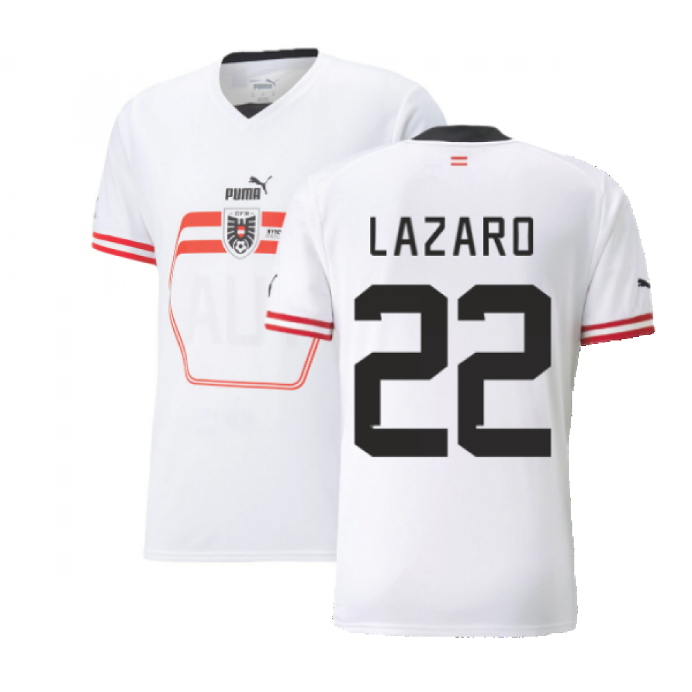 2022-2023 Austria Away Shirt (LAZARO 22)