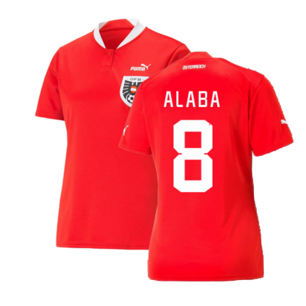 2022-2023 Austria Home Shirt (Ladies) (ALABA 8)