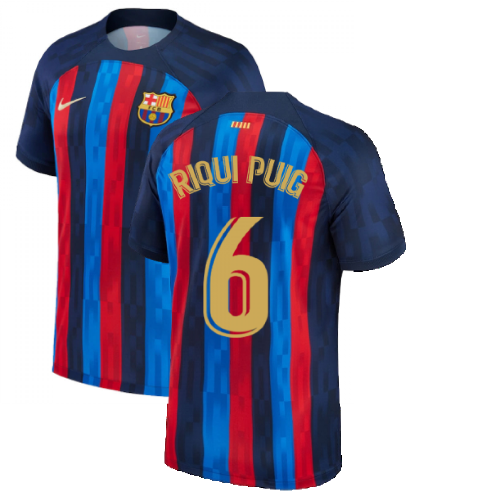 2022-2023 Barcelona Home Shirt (RIQUI PUIG 6)