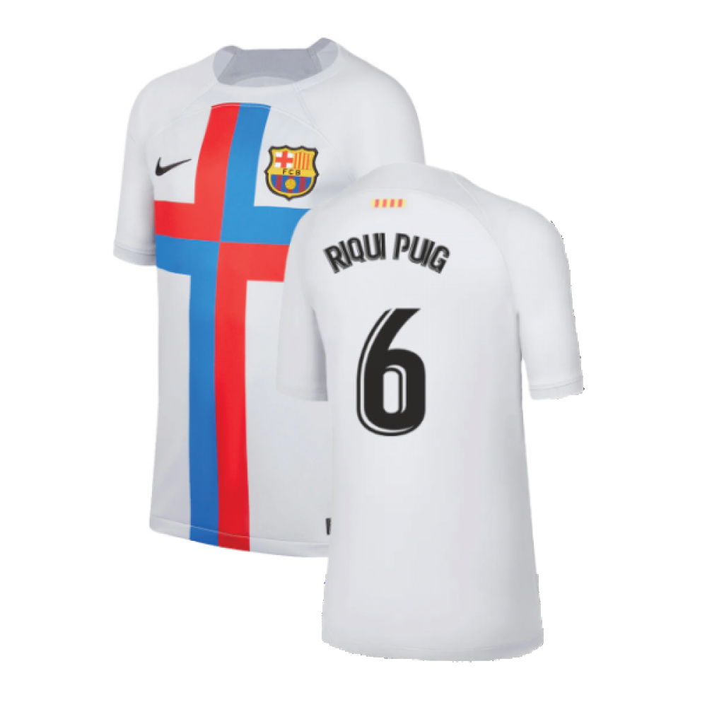 2022-2023 Barcelona Third Shirt (Kids) (RIQUI PUIG 6)