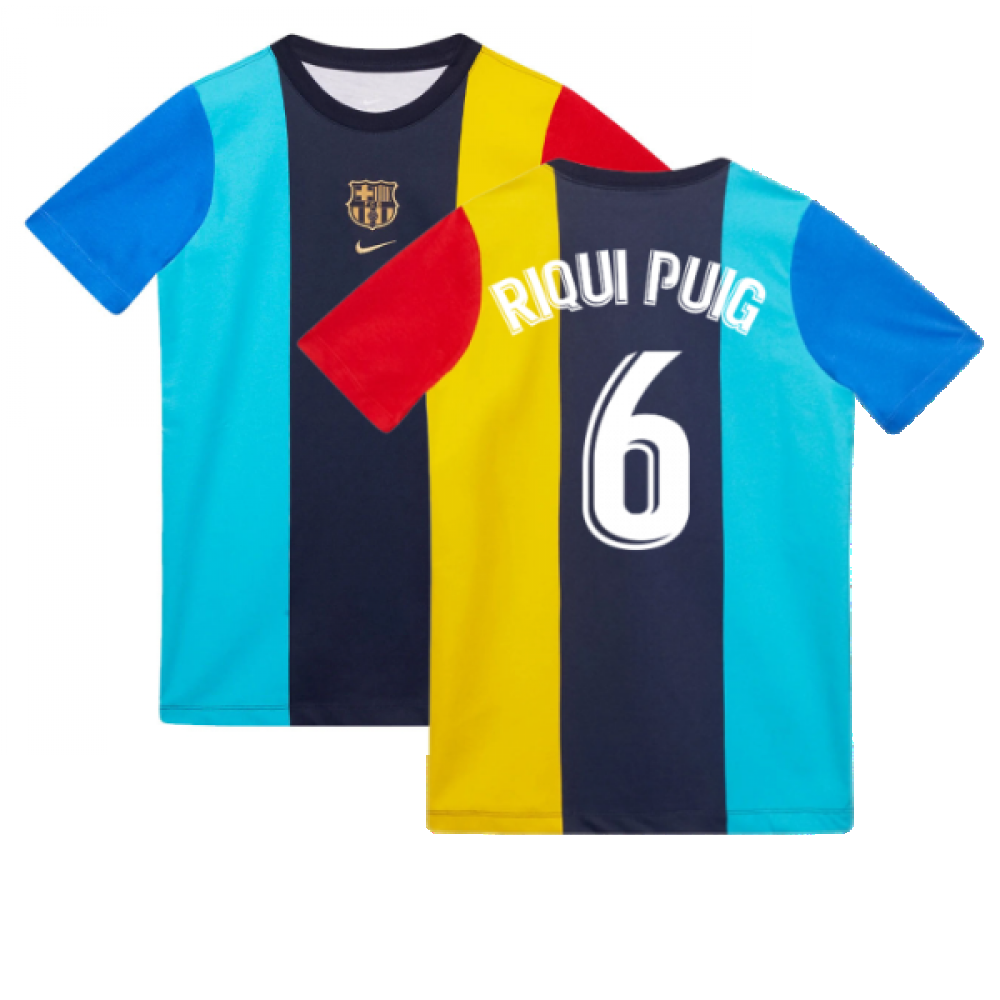 2022-2023 Barcelona Voice Tee (Obsidian) (RIQUI PUIG 6)