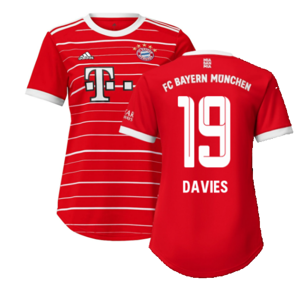 2022-2023 Bayern Munich Home Shirt (Ladies) (DAVIES 19)