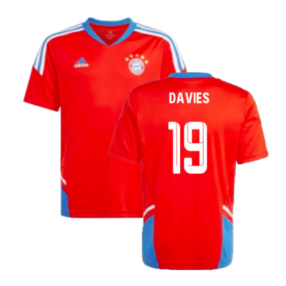 2022-2023 Bayern Munich Pro Training Jersey (Red) (DAVIES 19)