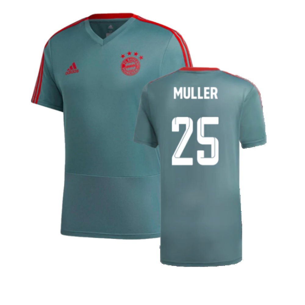 2022-2023 Bayern Munich Training Shirt (Raw Green) (MULLER 25)