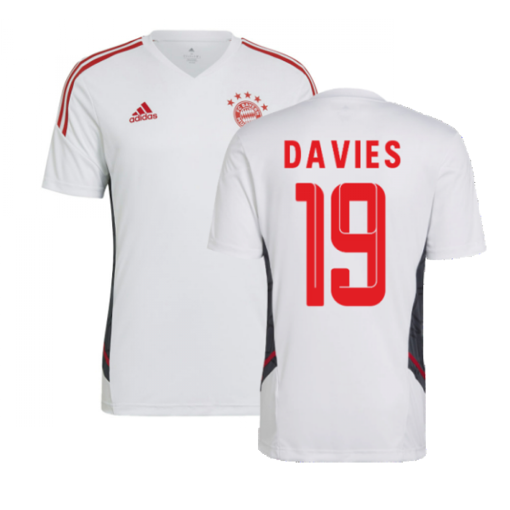 2022-2023 Bayern Munich Training Shirt (White) (DAVIES 19)