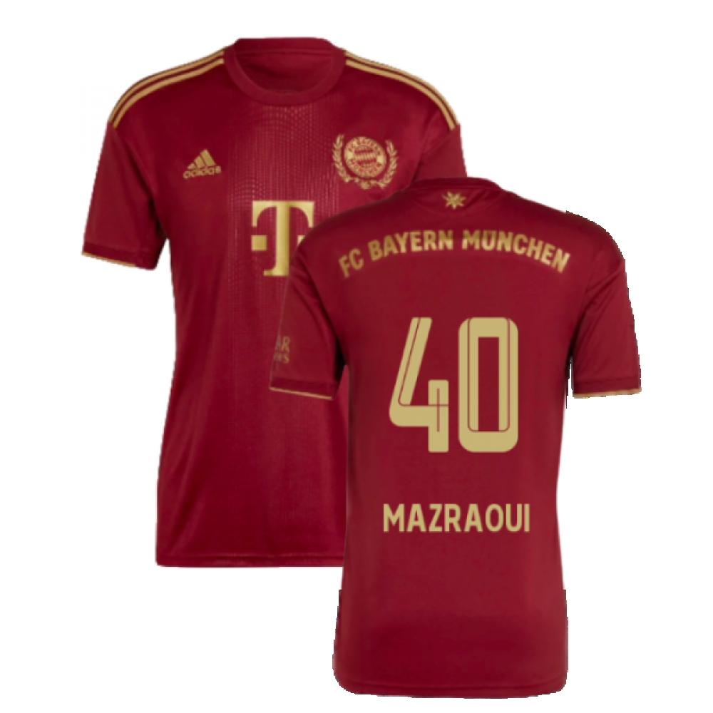 2022-2023 Bayern Munich Wiesn Oktoberfest Shirt (MAZRAOUI 40)