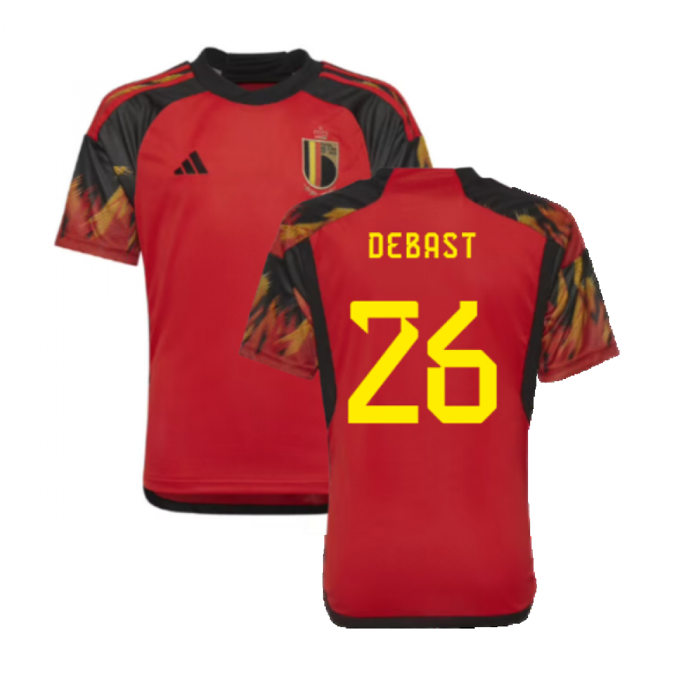 2022-2023 Belgium Home Shirt (Kids) (Debast 26)